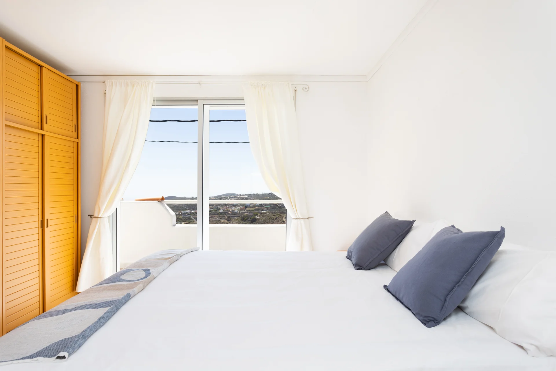 Bedroom view from armchair